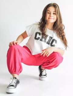 JRM - Pantalón jogging cargo fucsia - tienda online