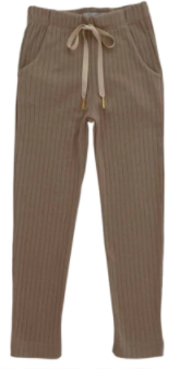 WAI - Leggins de Interlock Bastonado Frisado con Bolsillos y Cordón - comprar online