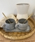 Bandeja flor gres - tienda online