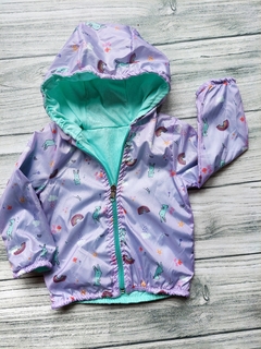 Campera Rompeviento Lila