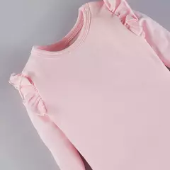 Body Rosa volados - comprar online