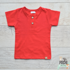 Remera carterita roja