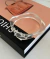 Bracelete pulseira transparente de resina elegante acrilico