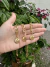 Colar pulseira signos do zodíaco zircônia conjunto folheado