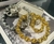 Conjunto colar e pulseira espiral mola moda feminina banhado