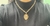 Colar folha costela de adão folheado a ouro 18k elo cadeado moda feminina choker gargantilha dourada acessório feminino - comprar online