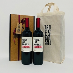 Finca Las Moras Cabernet Box Duo + Bolsa