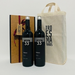 Latitud 33 Malbec Box Duo + Bolsa