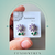 Aritos Margaritas Violetas Plata 925