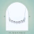 Gargantilla Veneciana Corazones Cubics Plata 925