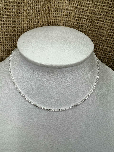 Cadena Grano de Cafe de Plata 925