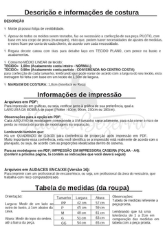 Modelagem ADULTO FEMININO - Regata Laço (AFFa004) - loja online