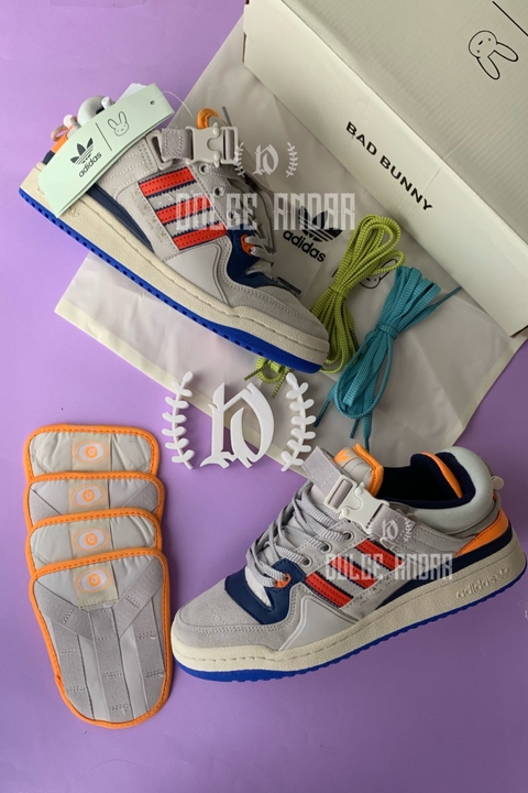 TOP QUALITY - Estilo Adidas Forum -Orange