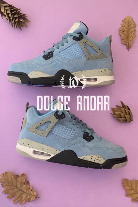 TOP QUALITY - Estilo Retro 4 University Blue