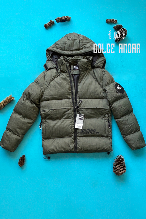 CAMPERA PUFFER CLEVER RACING - VERDE - comprar online