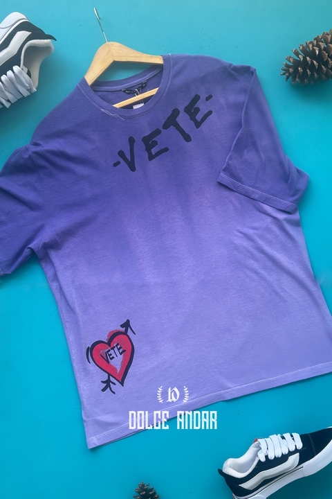 Remera Relax Love - LILA