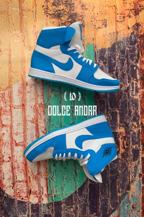 Estilo Jordan Celeste/Blanco - Importadas BR - comprar online