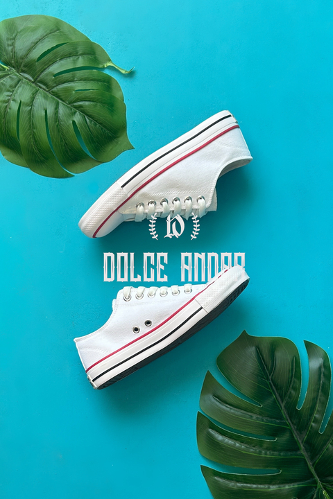 Estilo Converse Bajas Blancas - AR