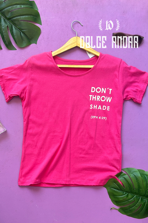 Remera Dont Fucsia