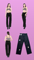 Jean Wild Leg Negro - comprar online