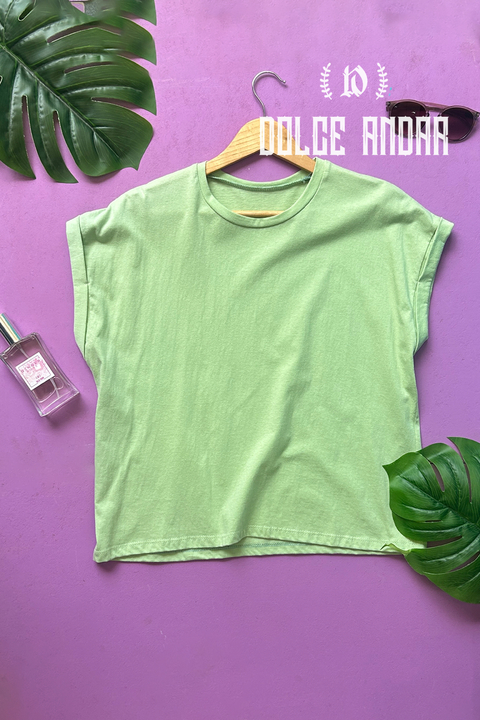 Remera Algodón menta