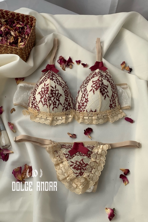 Conjunto Anete C/T Color Borgoña