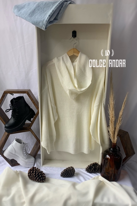 Sweater White - Con capucha