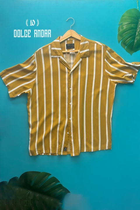 Camisa Recife Mostaza
