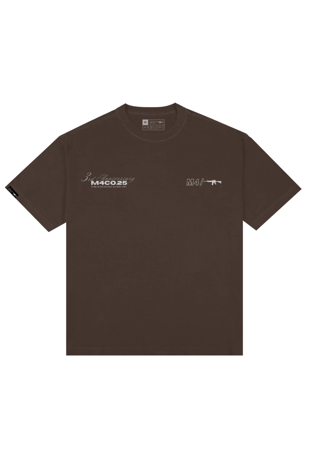 Shirt M4CO. Oversized Mocha 3rd Anniversary FW.25