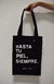 Totebag HASTA TU PIEL NEGRA - comprar online