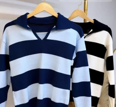 Imagem do Blusa listrada tricot