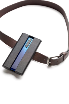 V12(180x90x13) Funda Estuche Vertical de Cinturón para Teléfono Móvil elaborada en polímero ultra resistente
