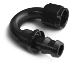 Acople Conexión Push On Hose 180° An8 Negro Ftx
