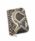 Carteira HLOS Couro Python - Marron