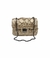 Bolsa HLOS Mini Biarritz Couro Pirarucu - Dourado Metalizado