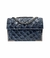 Bolsa HLOS Paris Couro Pirarucu - Azul