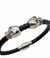 Pulseira HLOS Caveira - Banho Ouro 18K / Banho de Ródio - loja online