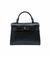 Bolsa HLOS Nice Petit Couro Bovino - Preto Metalizado - comprar online