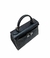 Bolsa HLOS Nice Petit Couro Bovino - Preto Metalizado - HLOS