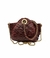 Bolsa HLOS Versalhes Couro Pirarucu - Bordô