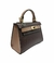 Bolsa HLOS Nice Petit Couro Bovino - Marrom e Nude na internet
