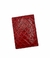 Porta-Cartões Couro Pirarucu 1 Lado - Vermelho - comprar online