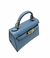 Bolsa HLOS Nice Petit Couro Bovino - Azul Claro na internet