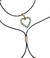 Colar Coração Boho HLOS - Banho Ouro 18k na internet