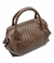 Bolsa HLOS Positano Trêsse Couro Bovino - Marrom Cappuccino - HLOS