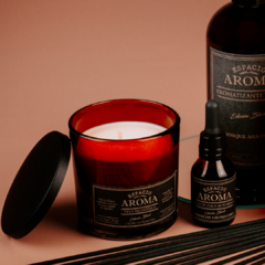 Vela aromática LINEA BLACK | ESPACIO AROMA en internet
