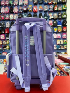 853S- MOCHILA FROZEN CON CARRO 16 PUL (7790752578539) - La Casa Del Juguete