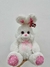 YS030051 PELUCHE CONEJO SENTADO CON MOÑO 38CM (7798036087906)