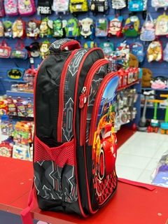 MOCHILA TORA CARS CON 3 CIERRES Y 16 PUL (6911520016454) en internet