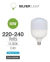 Lámpara galponera SILVER LIGHT - HI POWER FRIA (50 W)